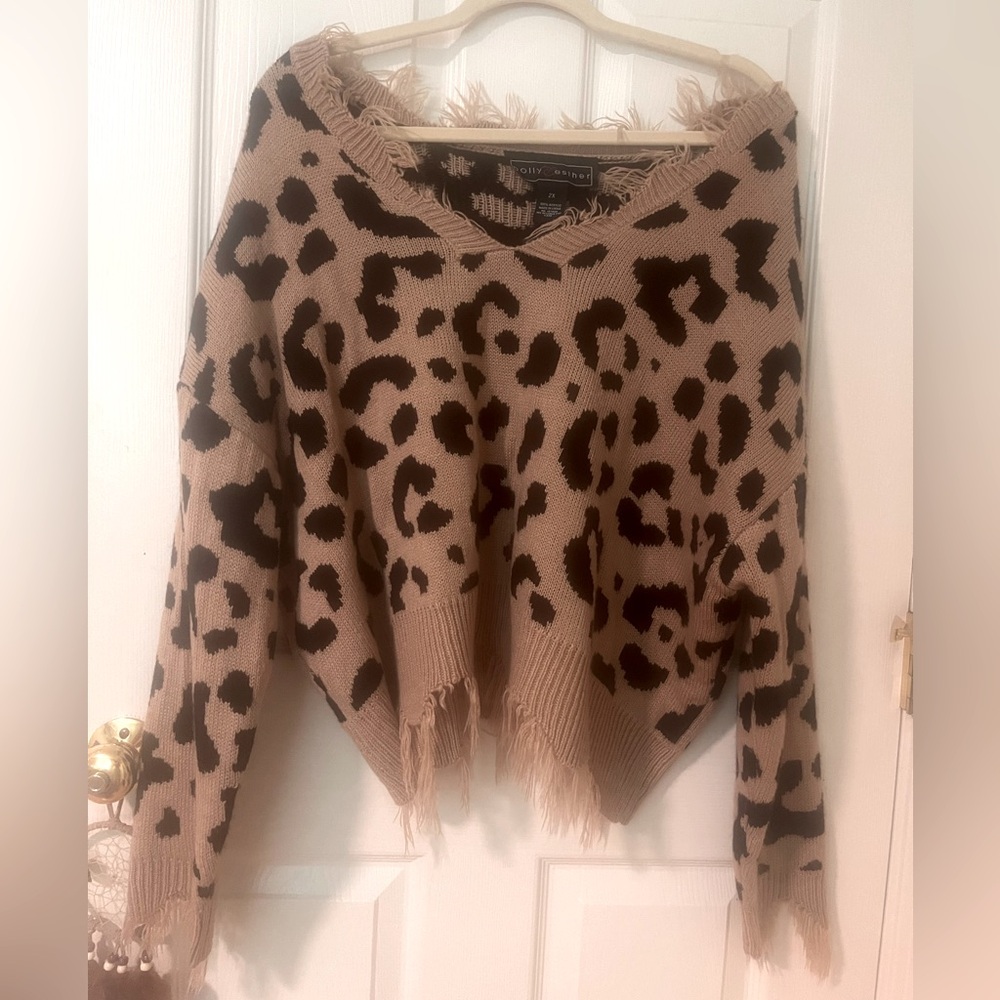 Fringe sweater